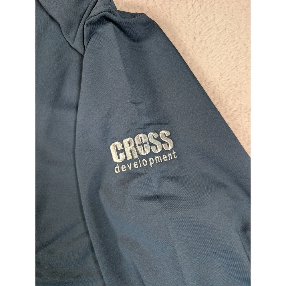 Peter Millar Crown Sport Mens XXL Blue Quarter Zip Pullover MC0EK40 NEW